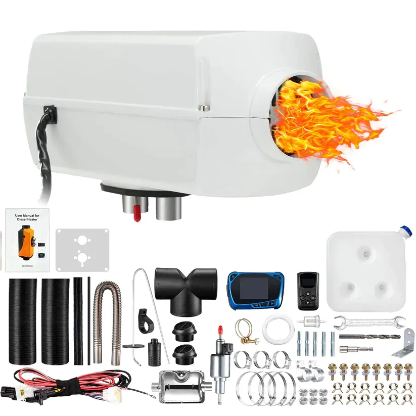 🎉Last Day Clearance💝12V 8KW Diesel Air Heater All-in-one