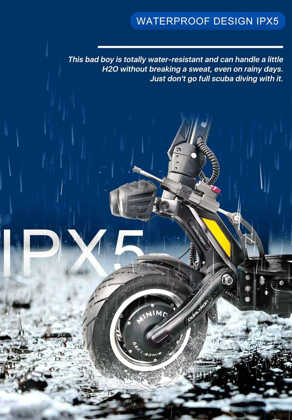 Dualtron thunder ipx water resistance Dualtron thunder ipx water resistance