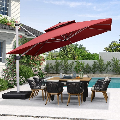 🎉Last Day Clearance☔Solar-powered LED parasol