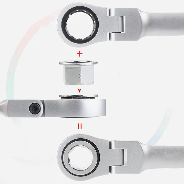 15PCS Adjustable Ratchet Wrench Kit🎅Great Christmas Gift🎁