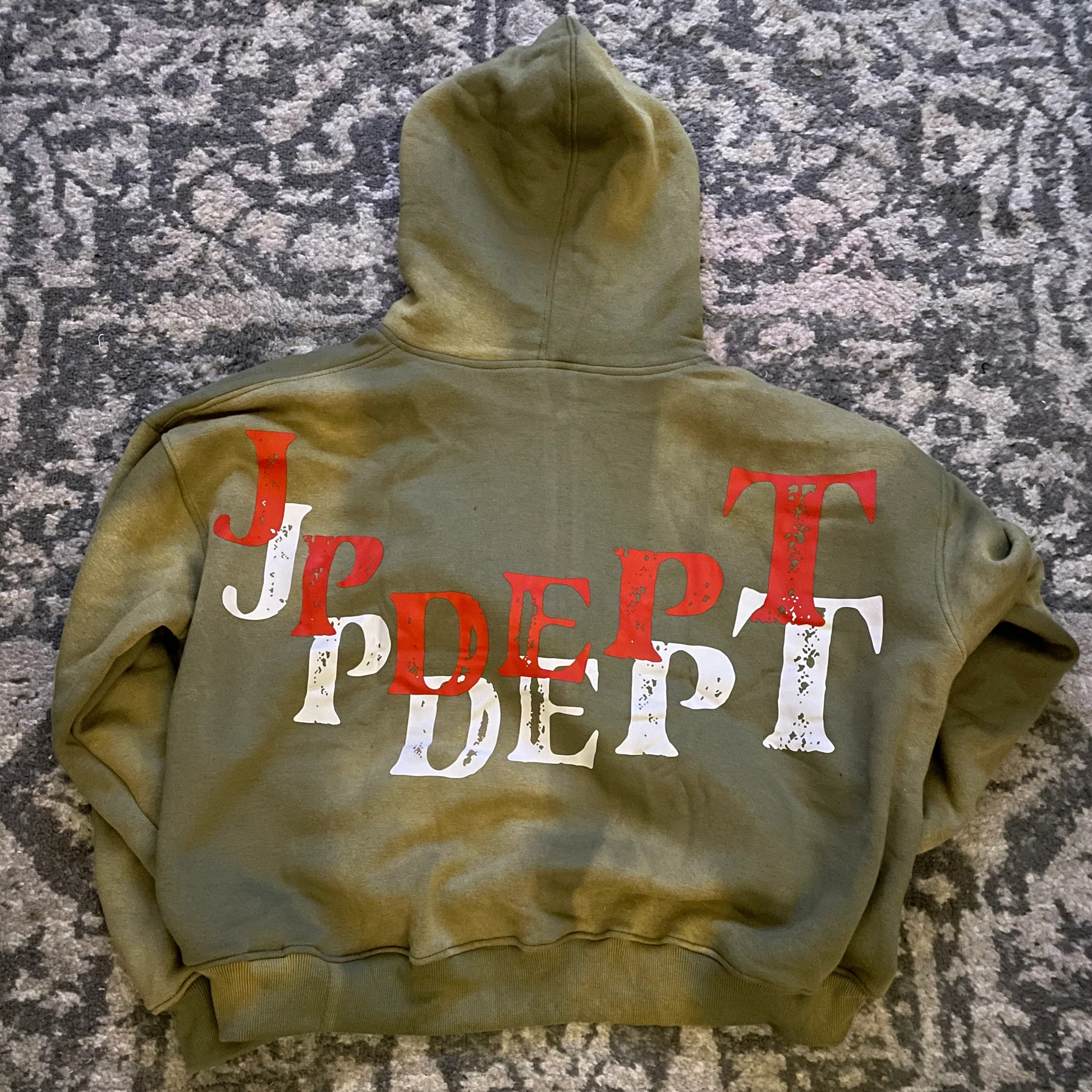 Lost Their Dept casual zipper sweatshirt