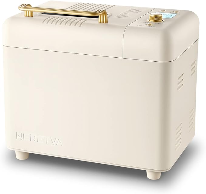 Bread Maker Machine, 15-in-1 2LB Automatic Breadmaker with Gluten Free Sourdough Setting(Including recipe books)