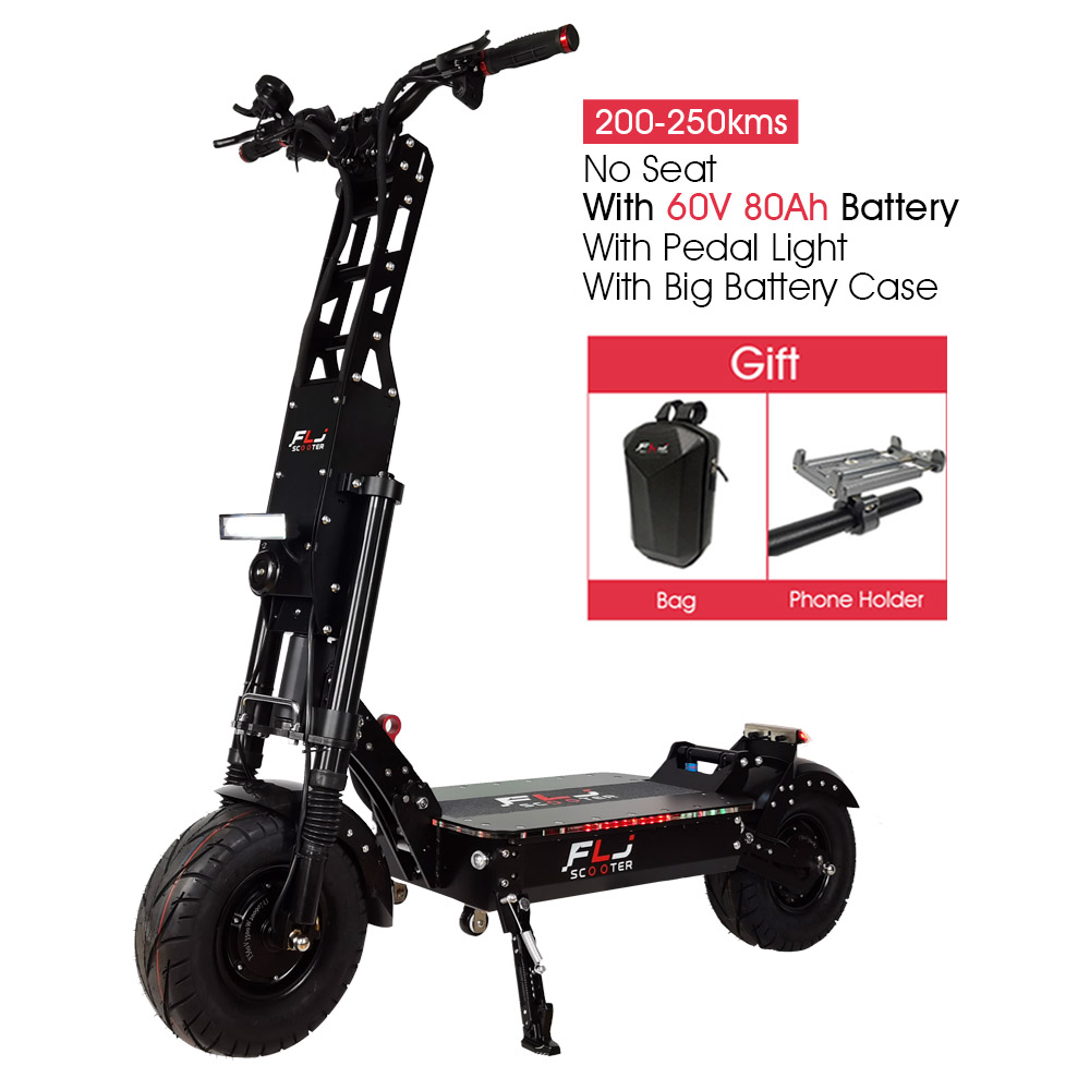 (🔥Limited Time Sale) K6 6000W all terrain Fat wheels dual motor electric scooter with Max Speed 53MPH