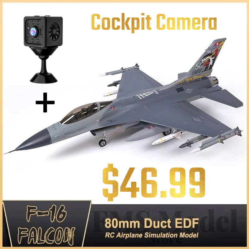 💥Clearance price 39.99$🛩️FMS EDF RC Jet F‐16 Fighting Falcon