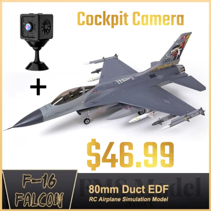 💥Clearance price 39.99$🛩️FMS EDF RC Jet F‐16 Fighting Falcon