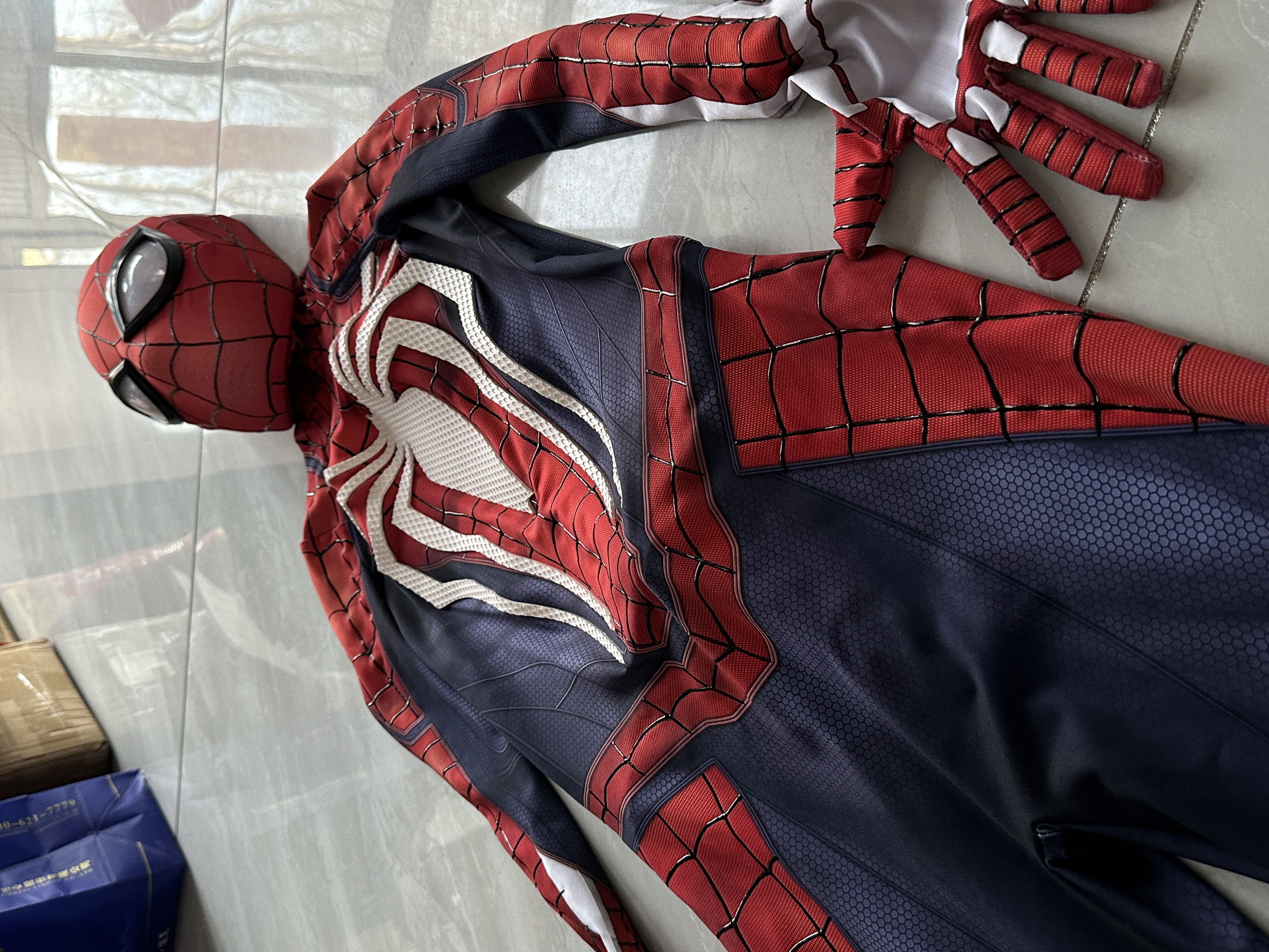 PS4 Spider-man Spiderman Suit Wearable Movie Prop Replica