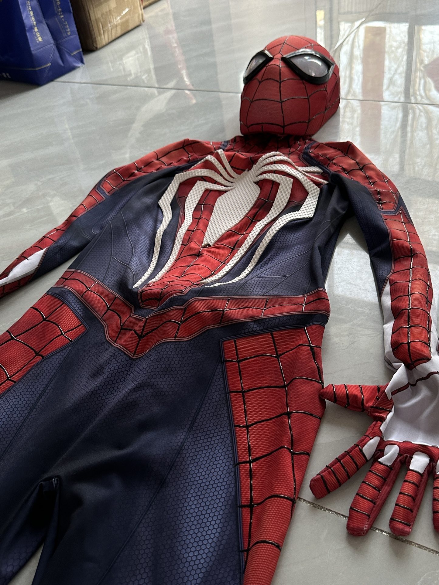 PS4 Spider-man Spiderman Suit Wearable Movie Prop Replica