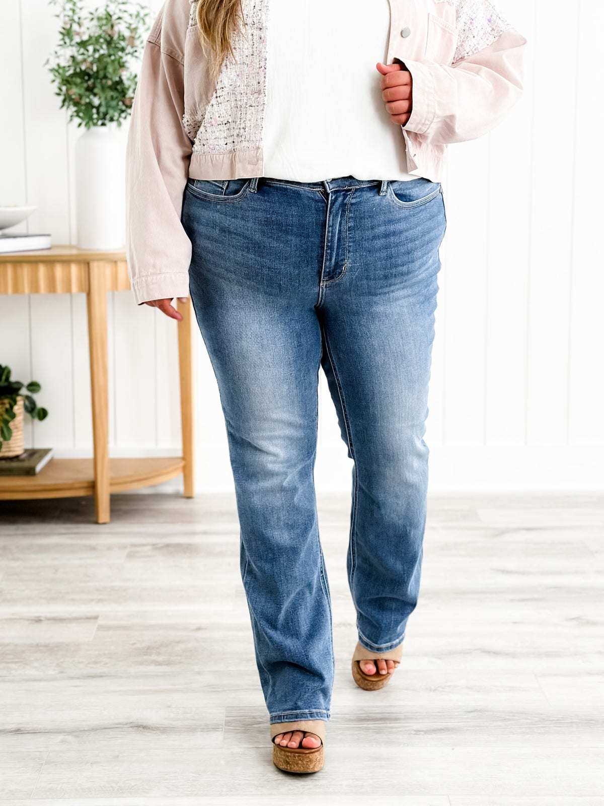 Holy Grail Tummy Control Bootcut Jeans （Buy 2 get 20% off）