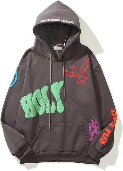Gothic Hoodie Harajuku Printed Sweatshirt Men's and Women's Hip Hop Hoodies…