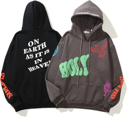 Gothic Hoodie Harajuku Printed Sweatshirt Men's and Women's Hip Hop Hoodies…