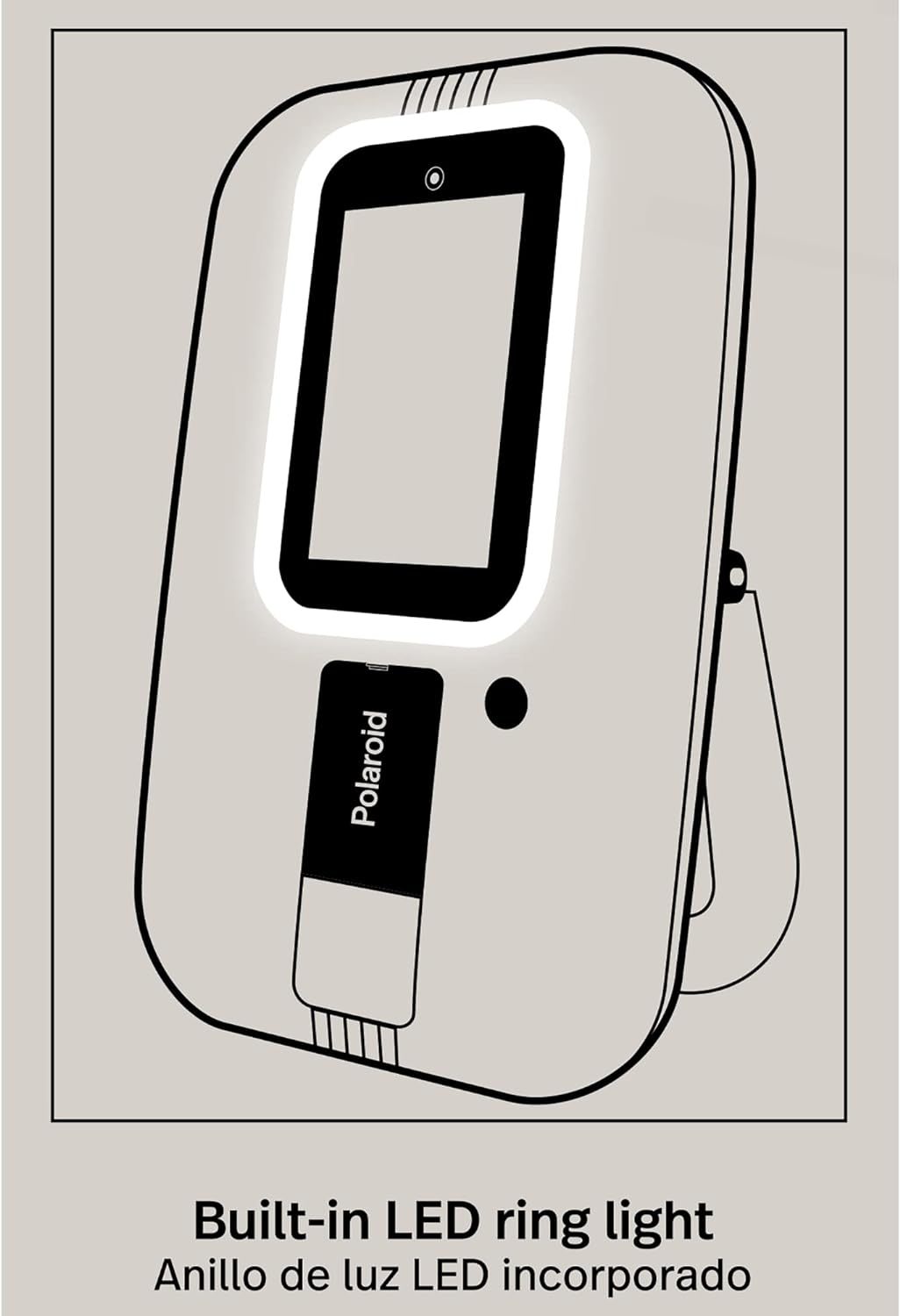 WF Tastemakers Polaroid at-Home Instant Photo Booth (White)