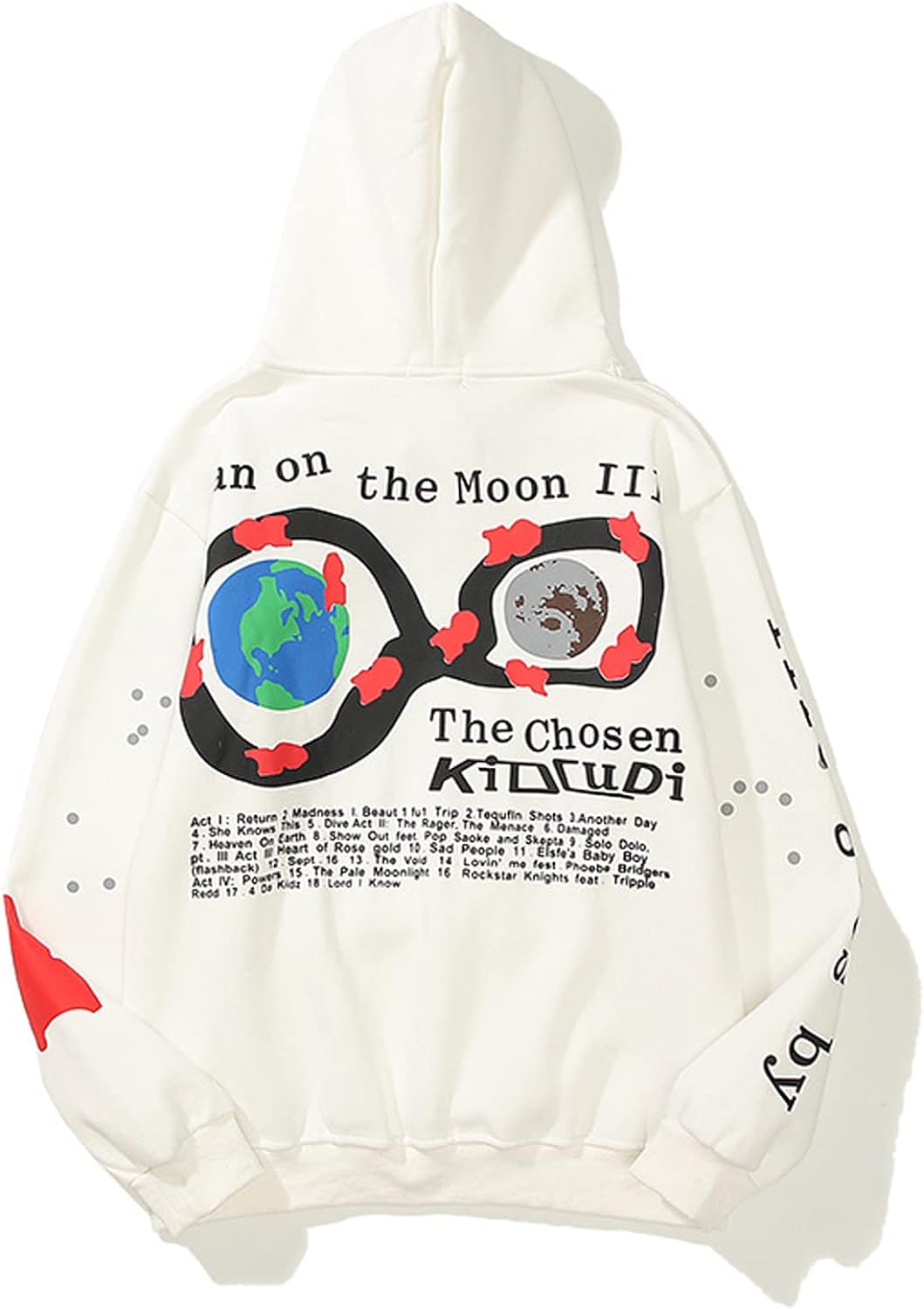 Gothic Hoodie Harajuku Printed Sweatshirt Men's and Women's Hip Hop Hoodies…