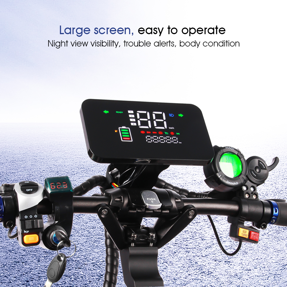 (🔥Limited Time Sale) Upgraded SK2 72V 8000W 13inch fat wheel best electric Scooter E scooters