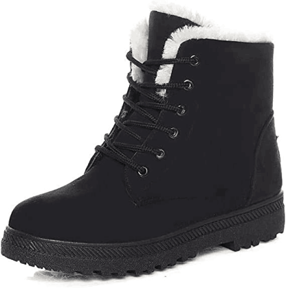 Winter Snow Boots for Women Warm Fur Lined Ankle Boots