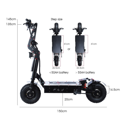 (🔥Limited Time Sale) E2 14inch 8000W best off road electric scooter with mobility powerful electric scooter