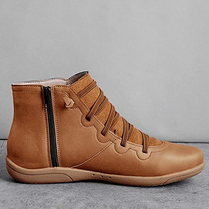 Comfy Handmade Leather Arch Support Snow Boots