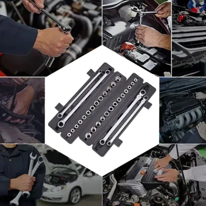 15PCS Adjustable Ratchet Wrench Kit🎅Great Christmas Gift🎁