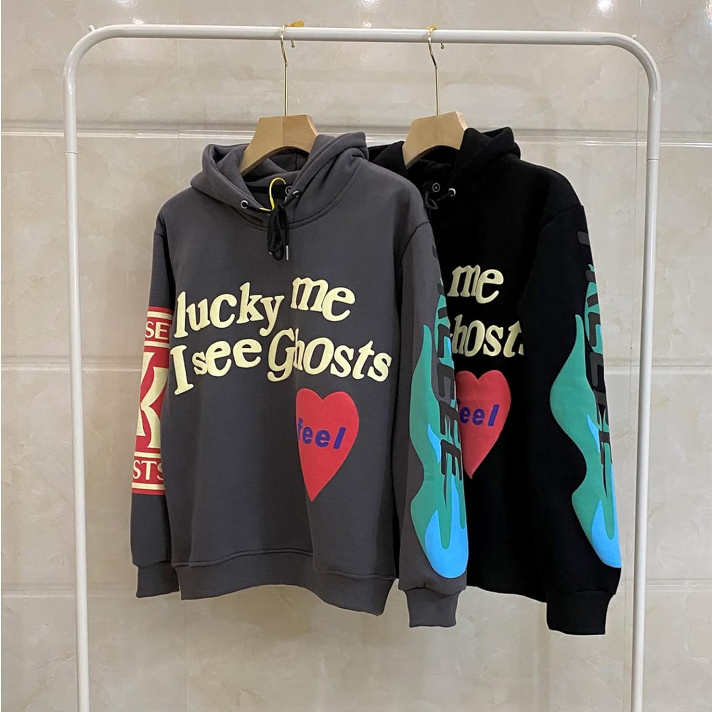 Gothic Hoodie Harajuku Printed Sweatshirt Men's and Women's Hip Hop Hoodies…