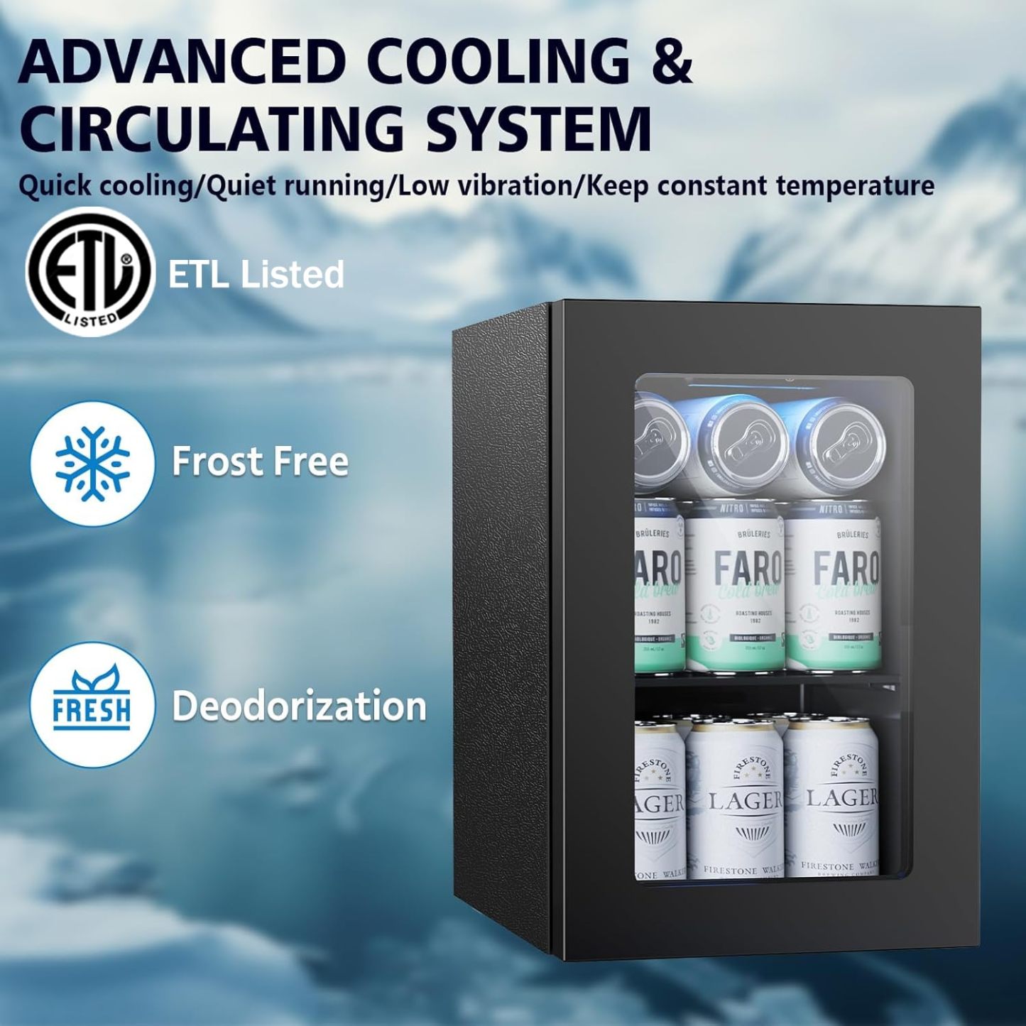 【DEALS FOR YOU】COWSAR Mini Fridge Cooler