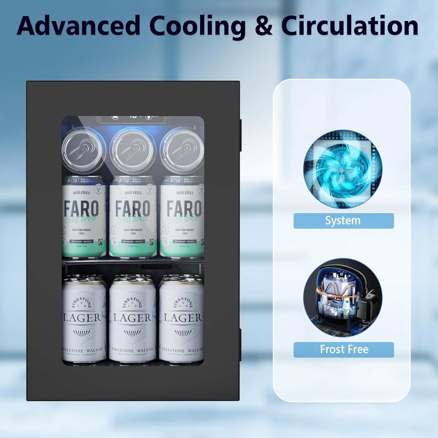 【DEALS FOR YOU】COWSAR Mini Fridge Cooler