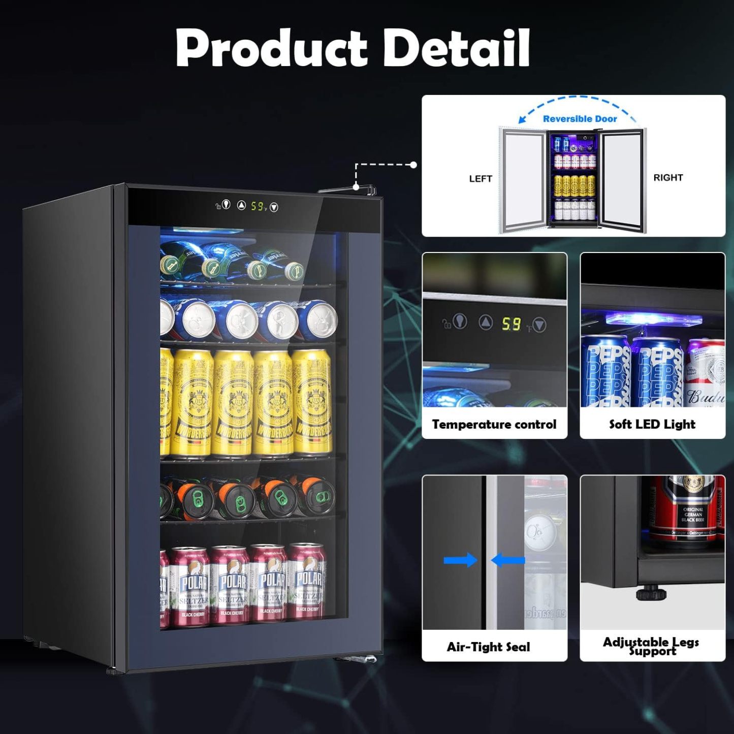 【DEALS FOR YOU】COWSAR Mini Fridge Cooler
