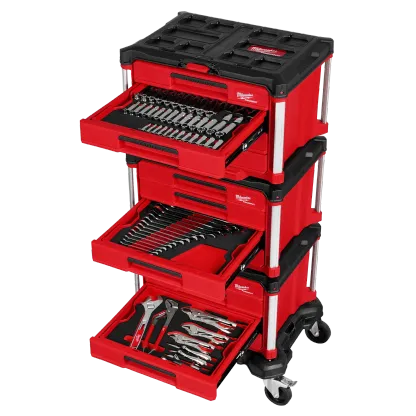 🔥2024 New Super Sale🔥 366-pc Master Mechanics Hand Tool Set with PACKOUTTM Drawers and Dolly