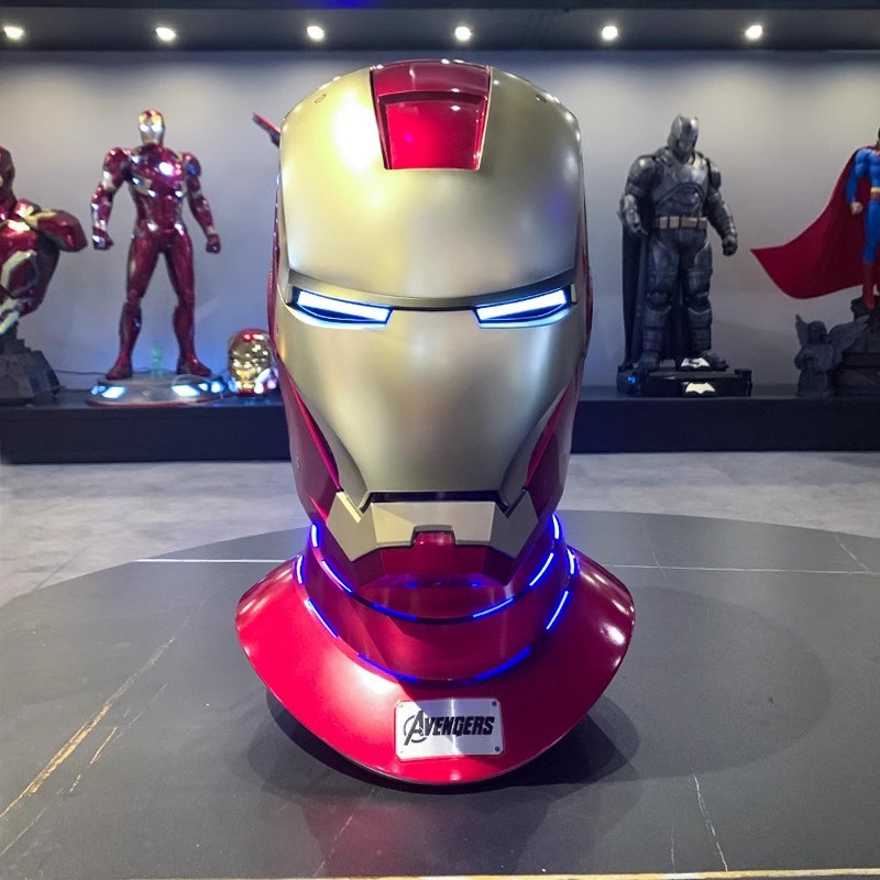 【Premium Edition】 Iron Man Helmet MK7 English voice control