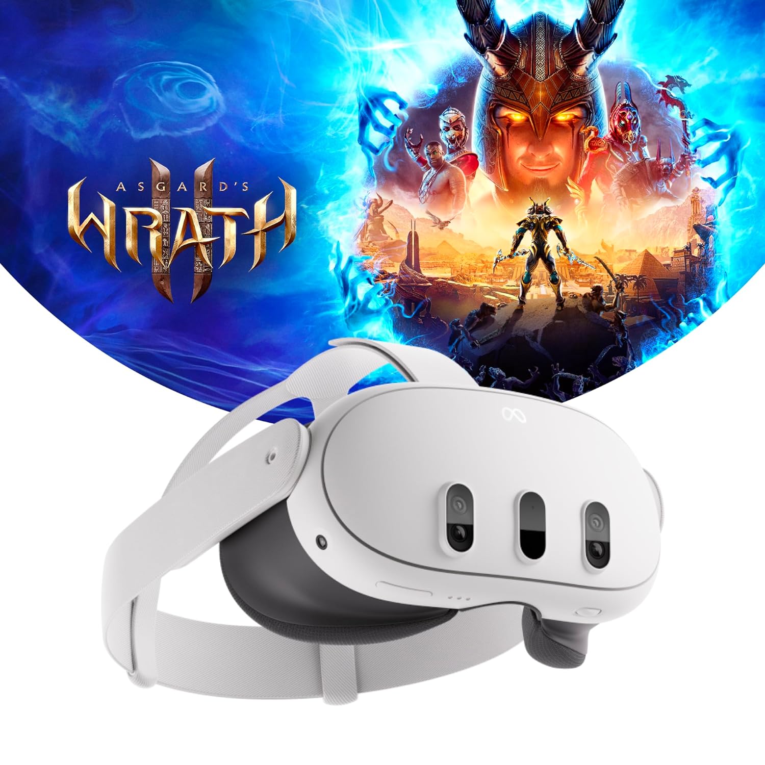 Meta Quest 3 128GB • Breakthrough Mixed Reality • Powerful Performance • Asgard’s Wrath 2 Bundle