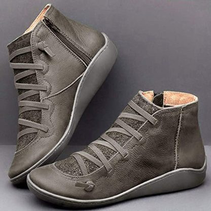 Comfy Handmade Leather Arch Support Snow Boots