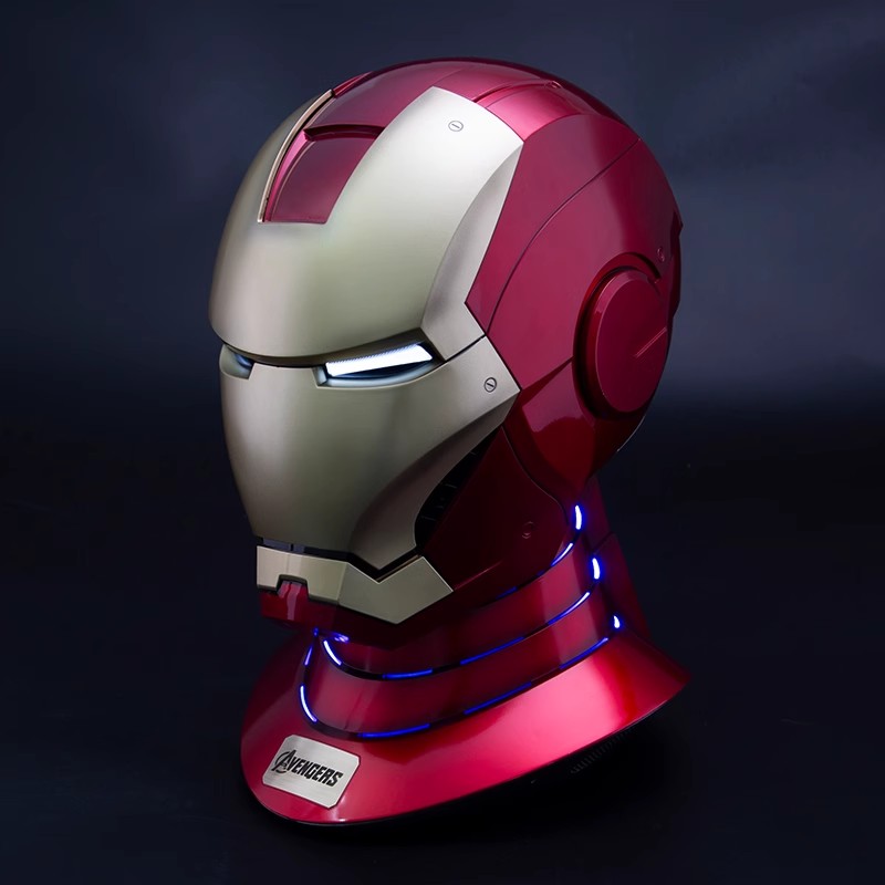 【Premium Edition】 Iron Man Helmet MK7 English voice control