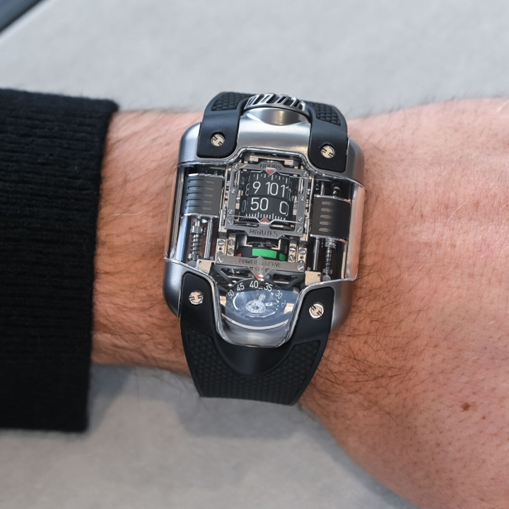 🔥Last day clearance💝Tourbillon Titanium Watch - Innovative Roller Display|Circular Power Reserve|Inclined Tourbillon Automatic Winding