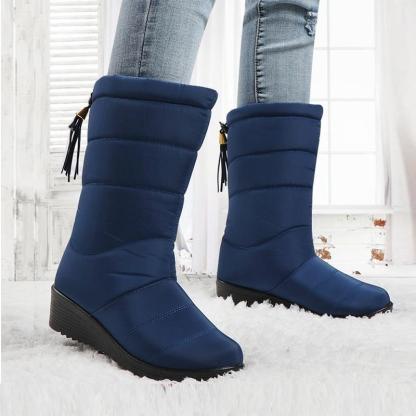 Winter Ladies Waterproof Warm Non-slip Down Snow Boots