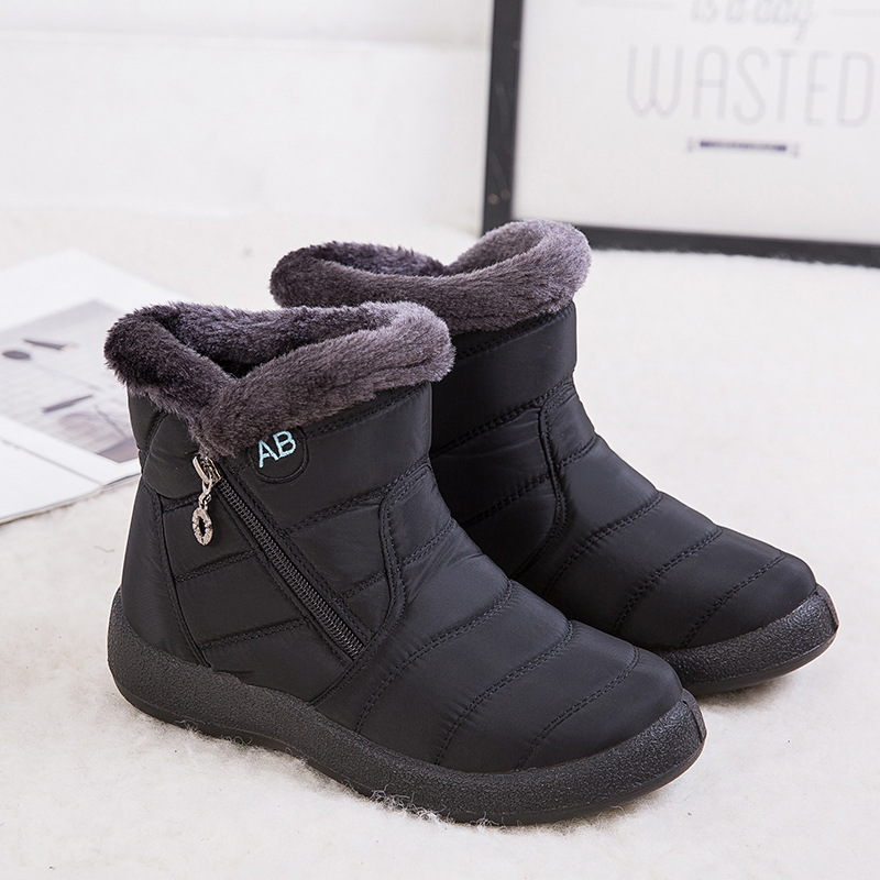 Women Premium Fur Lined Warm Comfy Outdoor Orthopedic Snow Boots