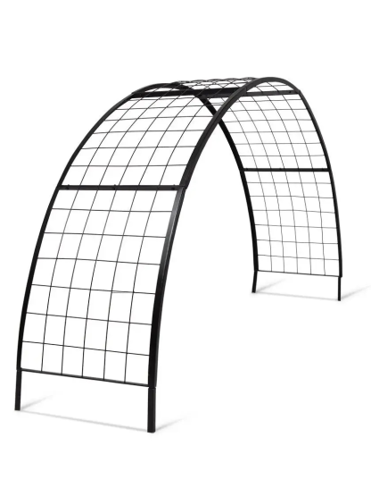 💥Self-Watering Eco-Stained Elevated 2'x8' Planter Box with Arch Trellis💥Flash sale ⚡ Limited Stock