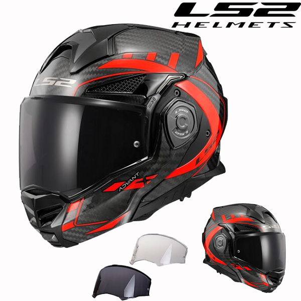 LS2 FF901 ADVANT X+ helmet in lightweight carbon fiber