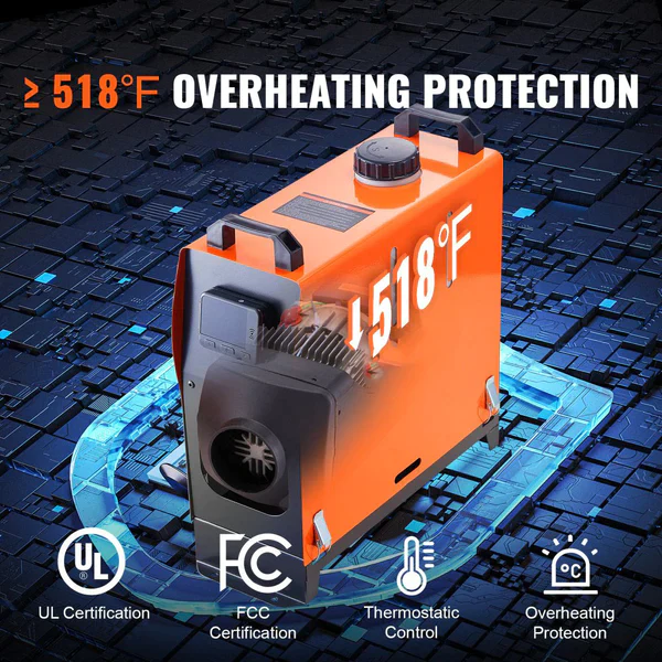 🎉Last Day Clearance💝12V 8KW Diesel Air Heater All-in-one