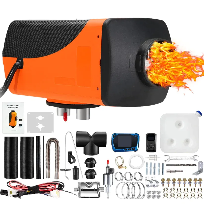 🎉Last Day Clearance💝12V 8KW Diesel Air Heater All-in-one