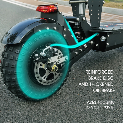 2022 New K14 14inch 8000W Fat wheels skateboard electric scoote with Short Handle fast speed 58MPH