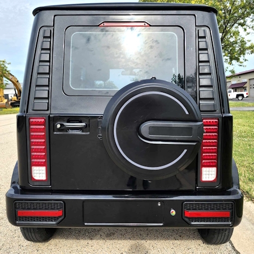 Mini AGM and Mini Land Rover LSV 4-seater electric cars (with air conditioning and heating)