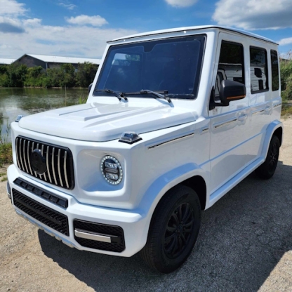 Mini AGM and Mini Land Rover LSV 4-seater electric cars (with air conditioning and heating)