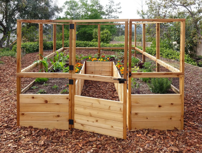 Cedar Complete Raised Garden Bed Kit - 8' x 12'