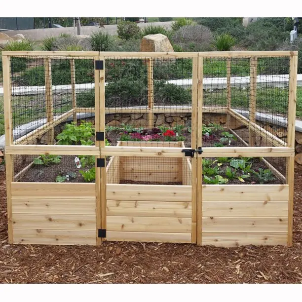 Cedar Complete Raised Garden Bed Kit - 8' x 12'