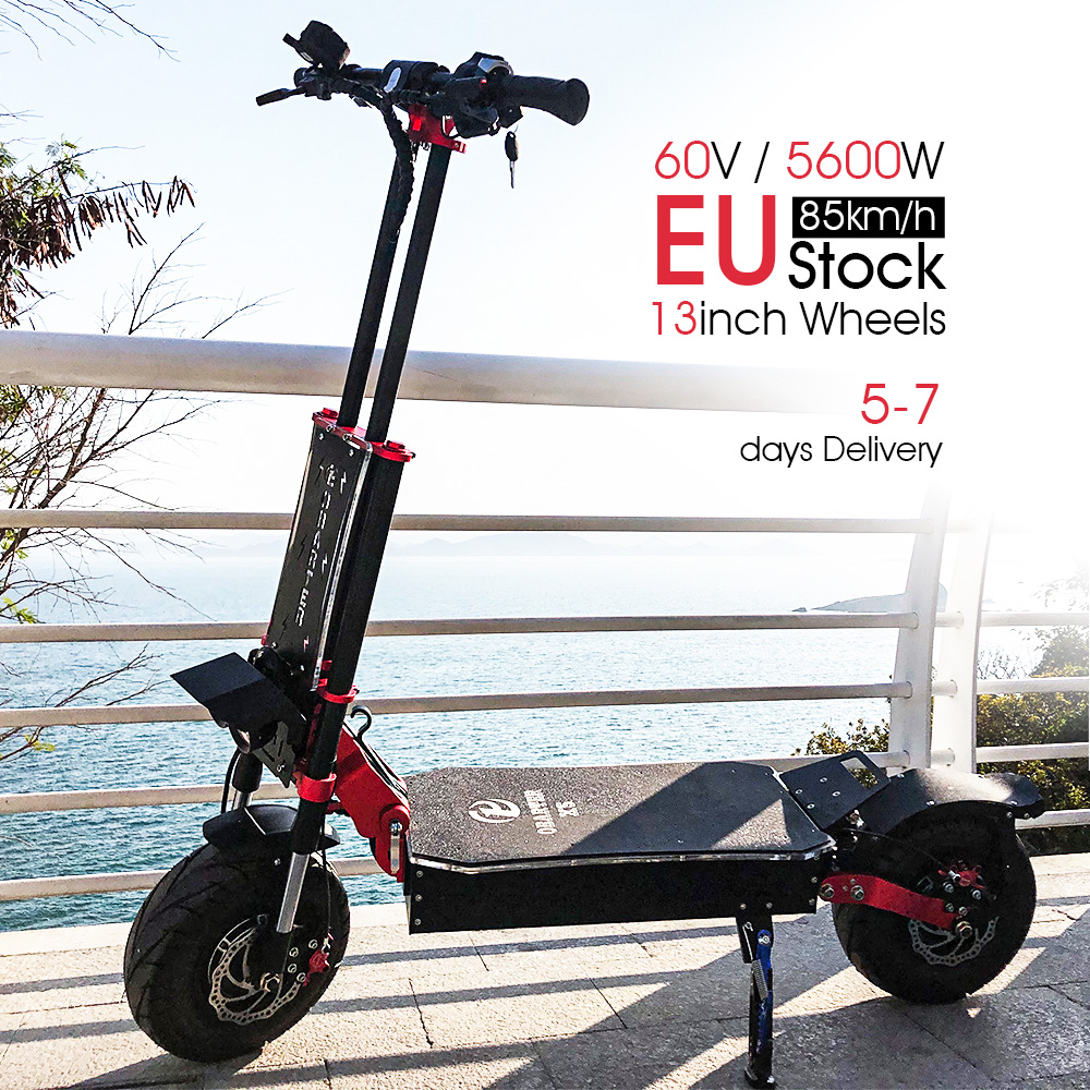 Obarter X5 5600W 13inch Fat Tire Electric Scooter with removeable Battery