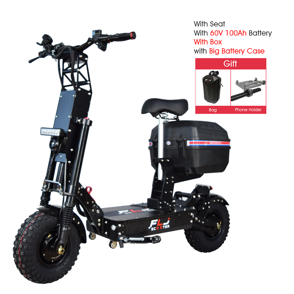 2022 New K14 14inch 8000W Fat wheels skateboard electric scoote with Short Handle fast speed 58MPH