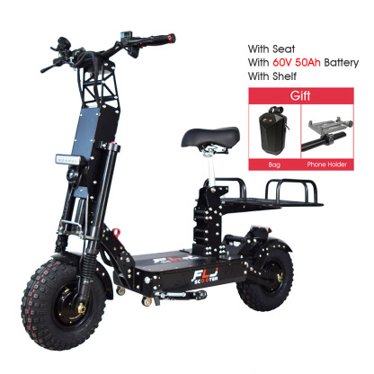 2022 New K14 14inch 8000W Fat wheels skateboard electric scoote with Short Handle fast speed 58MPH