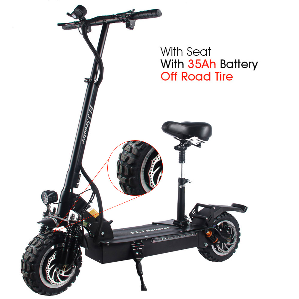 (🔥Limited Time Sale) T113 11inch 3200W Dual Motor Electric Scooter with 60V 35ah battery Big Power E-Scooter