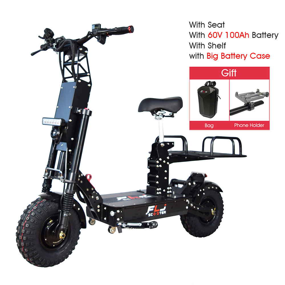 2022 New K14 14inch 8000W Fat wheels skateboard electric scoote with Short Handle fast speed 58MPH