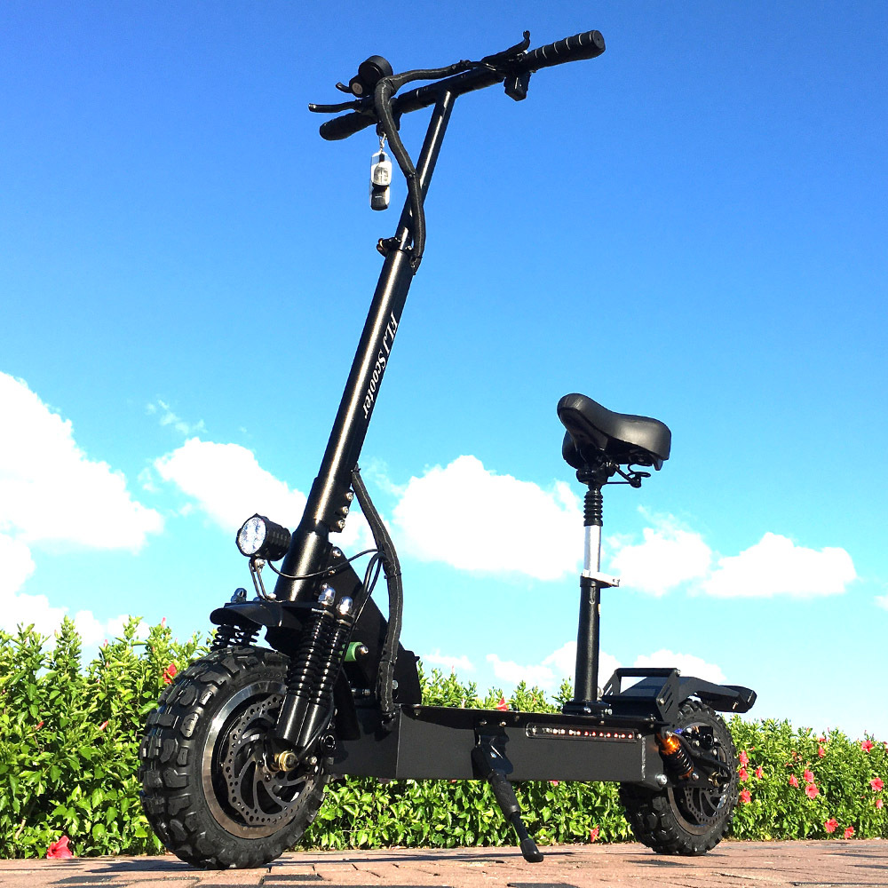 (🔥Limited Time Sale) T113 11inch 3200W Dual Motor Electric Scooter with 60V 35ah battery Big Power E-Scooter