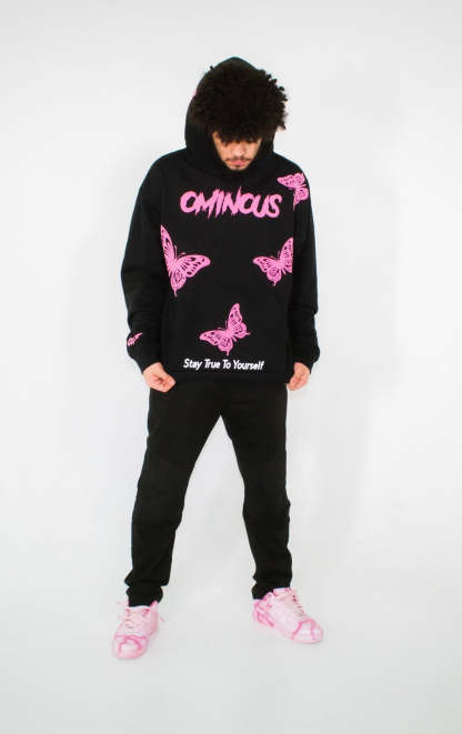 Butterfly Hoodie (Pink)