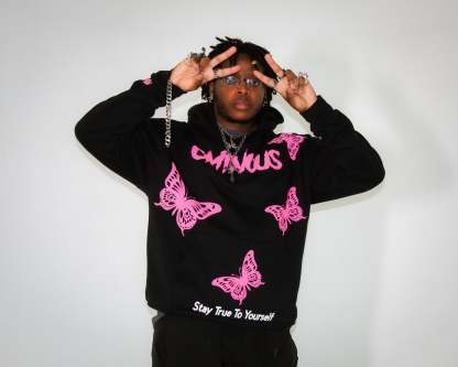 Butterfly Hoodie (Pink)